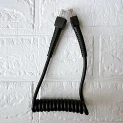 NFHK RJ45 Cat6 8P8C UTP コイルケーブル 100cm