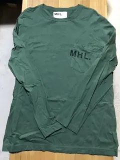 未使用品！！ MHL. マーガレットハウエル 長袖 Tシャツ XL グリーン