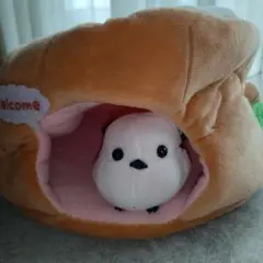 ぬいぐるみハウス 小鳥付き　シマエナガ