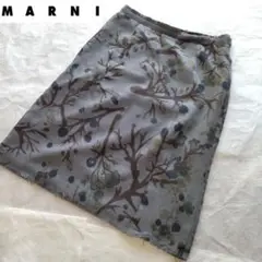 【上品】MARNI マルニ ボタニカル グレー スカート