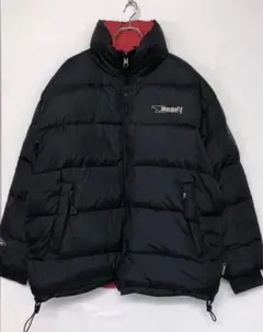 90's ストリート古着 Bear USA ジップアップ ダウンジャケット