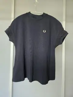 FRED PERRY　袖レース切り替え　半袖シャツ