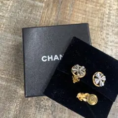ヴィンテージ シャネル CHANEL イヤリング クローバー 四つ葉 1996年