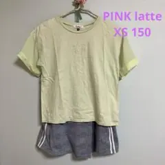 ピンクラテ ライトグリーンTシャツ ボトムス 長袖Tシャツ 150 セット
