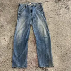 Lee 0333 デニム　ジーンズ　日本製　立体裁断　古着　ドーナツボタン