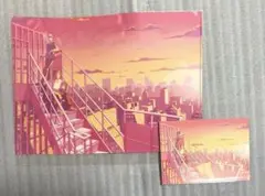 怪獣8号　CITY POP クリアファイル　ポストカードカフカ　レノ　2点