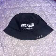 ANAPGIRL ブラック バケットハット
