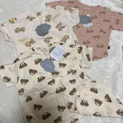 フタクマ　70 80 半袖　セットアップ