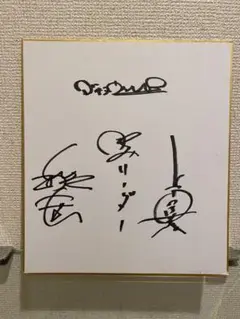 ダチョウ倶楽部 直筆 サイン色紙 ダチョウ倶楽部 サイン色紙 訴えてやる - メルカリ