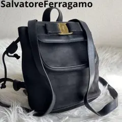 ✨SalvatoreFerragamo✨ ヴァラ リュック レザー ブラック