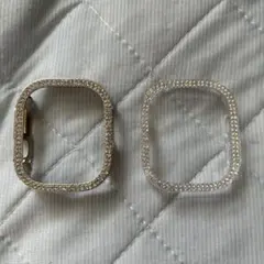 Apple Watchカバー　透明とシルバー
