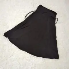 【マダムヒロコ】チューブトップ　ワンピース　ブラック　L ウエスト69〜77