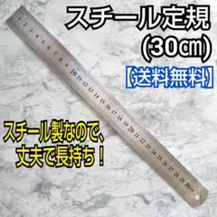スチール定規(30㎝)/スケール/文房具/工具/工作/日曜大工/DIY