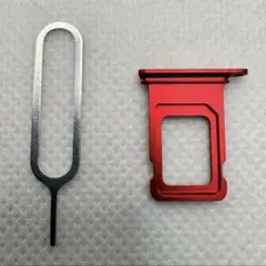iPhone11用（レッド・赤）　SIMトレイ・SIMトレー
