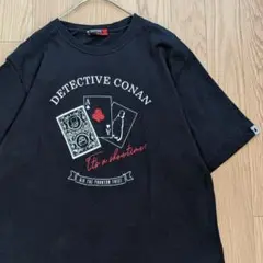 名探偵コナン×怪盗キッド 紺青の拳 Tシャツ ユニセックス L 紺 限定 コラボ