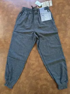 ③新品 S 夏用 男性 ゆったり仕様 前開きリラックスパンツ 長ズボン グレー
