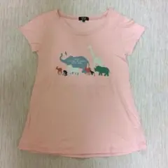 【C.P.A. SIMPLE & NATURAL】動物柄Tシャツ　Mサイズ
