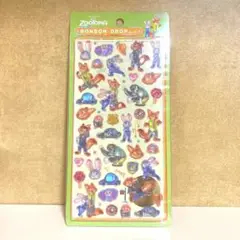 ズートピア　ボンボンシール　ぷっくりシール
