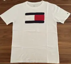 ホワイト ロゴ刺繍 Tシャツ