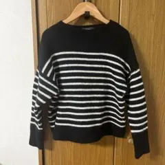 liriito 長袖セーター　ボーダー　タスマニアラム【美品】