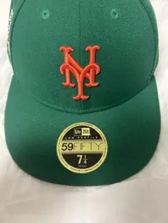 NewEra 59FIFTY NYロゴキャップ 7 1/4 緑　クーパーズタウン