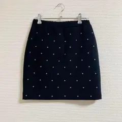 【ローズバッド】ミニスカート ボトムス スタッズ ブラック F 女子会 デート