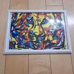 コッポラオリジナルアート作品　colorful　絵画　ライオン　インテリア