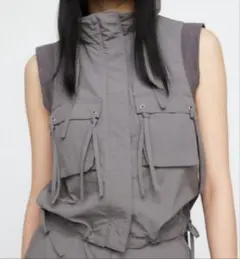 Lagua gem HOODIE POCKET ベスト
