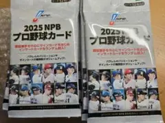 EPOCH 2025 NPB プロ野球カード 未開封22パック