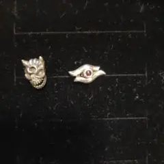 シルバー　ピアス　スカル