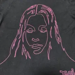 x-girl エックスガール　黒 プリントTシャツ 110cm