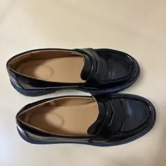 UNIQLO:C コンフィールタッチローファー　 黒のローファー 厚底
