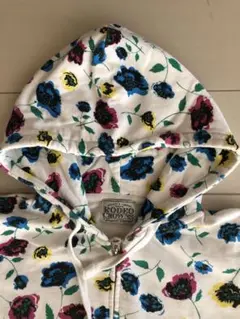 RODEO CROWNS ロデオクラウンズ　花柄パーカー