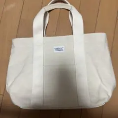 Azul ベージュキャンバストートバッグ