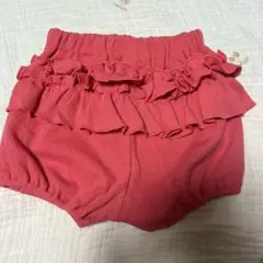 フリル付きピンクショートパンツ 90サイズ