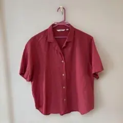 赤い半袖シャツ Mサイズ