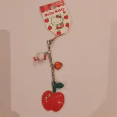 ハローキティ　サンリオオリジナル　りんご　ストラップ　レア