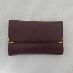 カルティエ 財布 マストライン ボルドー 三つ折り財布 長財布 二つ折り財布