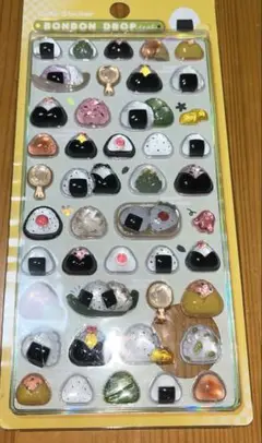 ボンボンドロップ シール おにぎり 和柄 BONBONDROP