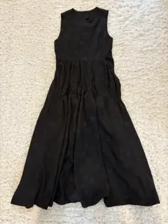 タグ付きMAISON MARBLE ノースリーブワンピース　ブラック　S
