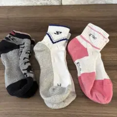 テニス用スポーツソックス 3足セット
