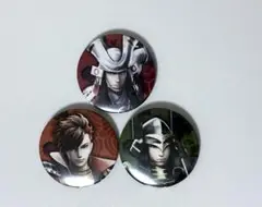 戦国BASARA4 武将缶バッジコレクション 柴田勝家 島左近 浅井長政