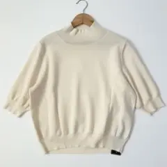 新品未使用✨FOXEY 半袖ニット　FRENCH SOUFFLÉ ホワイト　42