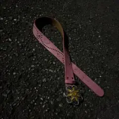 00's y2k archive pink studs belt 平成
