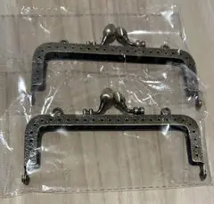 ②がま口フレーム 2個セット 約13㎝