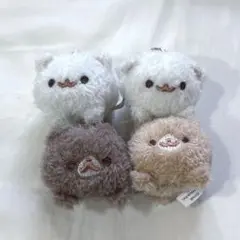 ポメラニアンもち　ふわふわぬいぐるみ　キーホルダー