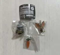 ズートピア　めじるしアクセサリー　ガチャ　3つセット