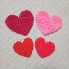 ハートのたわし(大小セット)