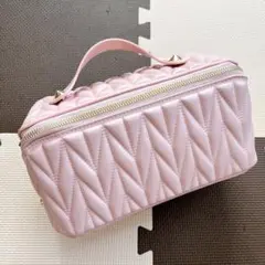 新品❣️メイクボックス 化粧ポーチ トラベルポーチ コスメバッグ ピンク 大容量