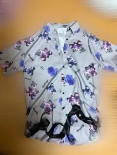 地雷系　くま　シャツ